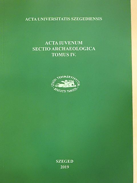 Bőr Gabriella - Acta Iuvenum sectio Archaeologica tomus IV.  [antikvár]