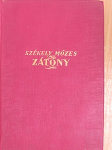 Székely Mózes - Zátony  [antikvár]