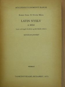 B. Révész Mária - Latin nyelv II. [antikvár]