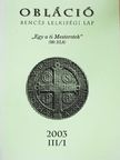 Adrienne von Speyr - Obláció 2003. III/1 [antikvár]