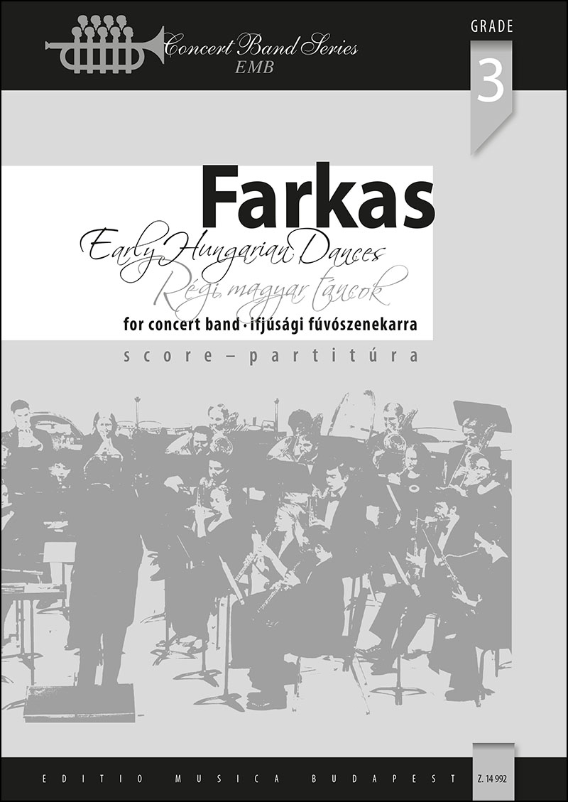 Farkas Ferenc - RÉGI MAGYAR TÁNCOK IFJÚSÁGI FÚVÓSZENEKARRA PARTITÚRA