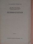 Dr. Megyeri János - Származástan [antikvár]