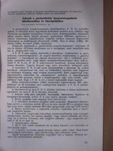 Dr. Bobkó György - Adatok a periarthritis humeroscapularis klinikumához és therápiájához [antikvár]