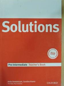 Anita Omelanczuk - Solutions - Pre-Intermediate - Teacher's Book [antikvár]