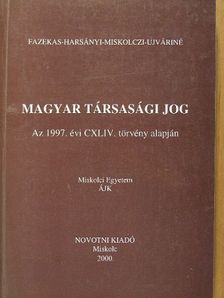 Dr. Fazekas Judit - Magyar Társasági Jog [antikvár]