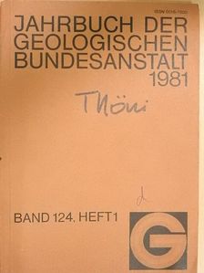 G. Wessely - Jahrbuch der Geologischen Bundesanstalt 1981 [antikvár]