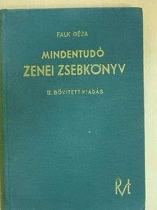 Falk Géza - Mindentudó zenei zsebkönyv [antikvár]