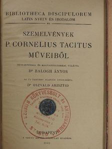 P. Cornelius Tacitus - Szemelvények P. Cornelius Tacitus műveiből [antikvár]