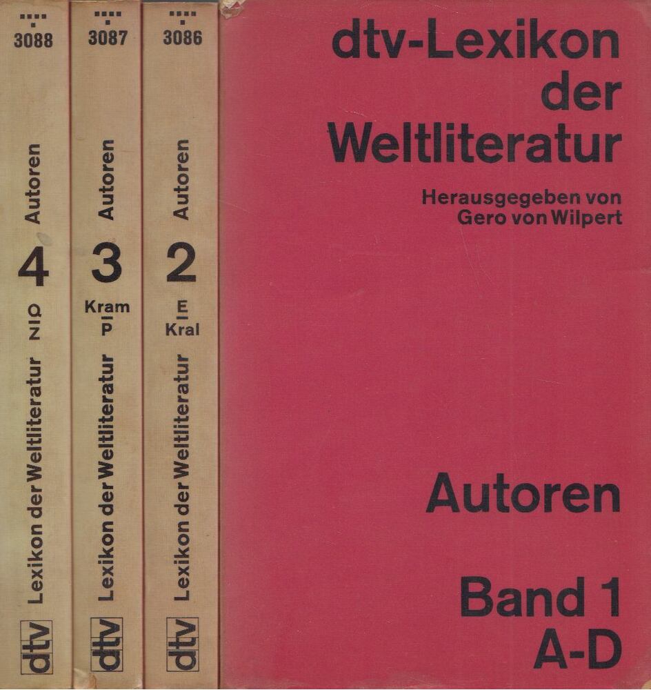 Gero von Wilpert - dtv-Lexikon der Weltliteratur Band 1-4 [antikvár]