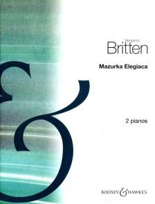 BRITTEN - MAZURKA ELEGIACA OP. 23 NO. 2 2 PIANOS