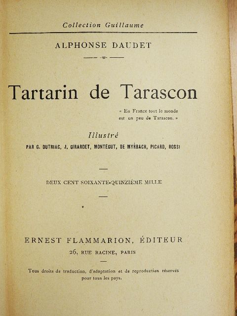 Alphonse Daudet - Tartarin de Tarascon [antikvár]