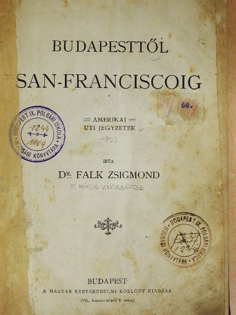 Dr. Falk Zsigmond - Budapesttől San-Franciscoig [antikvár]