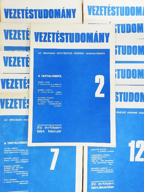 Vezetéstudomány 1984. (nem teljes évfolyam) [antikvár]