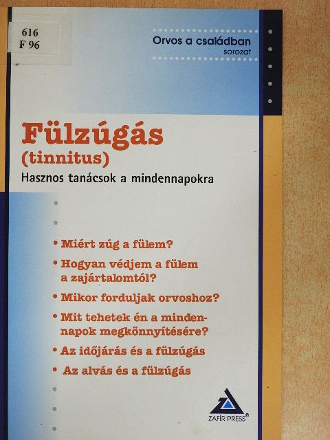 Fülzúgás (tinnitus) [antikvár]