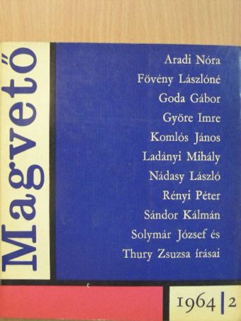 Aradi Nóra - Magvető 1964/2. [antikvár]