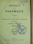 O. Schumm - Archiv der Pharmazie 1918 [antikvár]