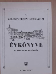 A Kölcsey Ferenc Gimnázium Évkönyve az 1998-99-es tanévről [antikvár]