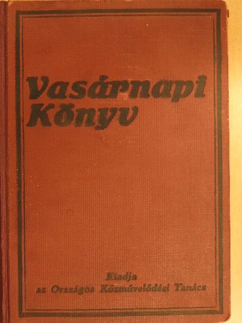 Vasárnapi könyv 1926. II. félév (fél évfolyam) [antikvár]