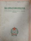 Balás Alajos - Államszámviteltan [antikvár]