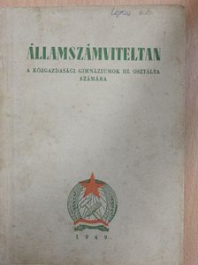 Balás Alajos - Államszámviteltan [antikvár]