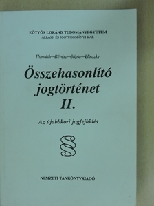 Dr. Horváth Pál - Összehasonlító jogtörténet II. [antikvár]