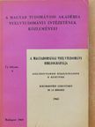 A magyarországi nyelvtudomány bibliográfiája [antikvár]