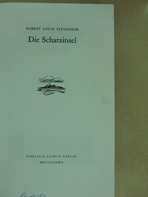 Robert Louis Stevenson - Die Schatzinsel [antikvár]