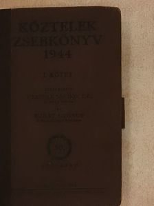 Köztelek Zsebkönyv 1944. I. [antikvár]