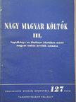 Gaál Endréné - Nagy magyar költők III. [antikvár]