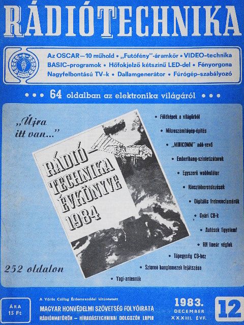 Bíró István - Rádiótechnika 1983. december [antikvár]