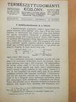 Dorner Béla - Természettudományi Közlöny 1916. január-deczember/Pótfüzetek a Természettudományi Közlönyhöz 1916. január-deczember [antikvár]