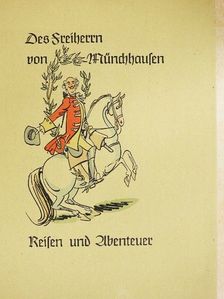 Gottfried August Bürger - Wunderbare Reisen zu Wasser und zu Lande (gótbetűs) [antikvár]