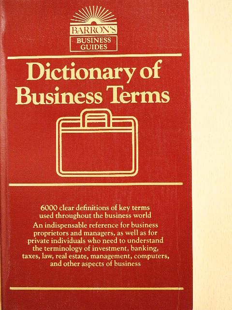 Jack C. Harris - Dictionary of Business Terms [antikvár]