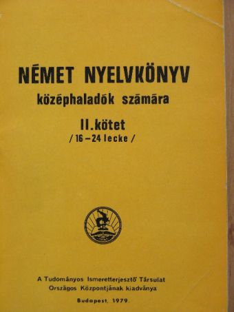 Német nyelvkönyv II. [antikvár]