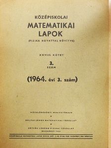 Vermes Miklós - Középiskolai matematikai lapok 1964/3. [antikvár]