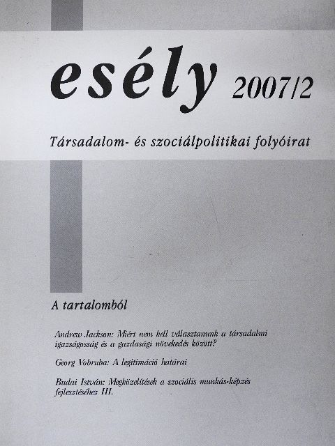 Budai István - Esély 2007/2. [antikvár]
