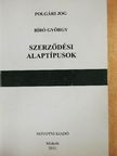 Prof. Dr. Bíró György - Szerződési alaptípusok [antikvár]