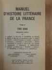 P. Albert - Manuel d'Histoire Littéraire de la France IV [antikvár]