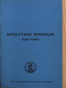 Dr. Hegedűs József - Nyelvtani minimum [antikvár]