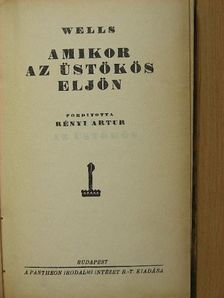 Wells - Amikor az üstökös eljön [antikvár]
