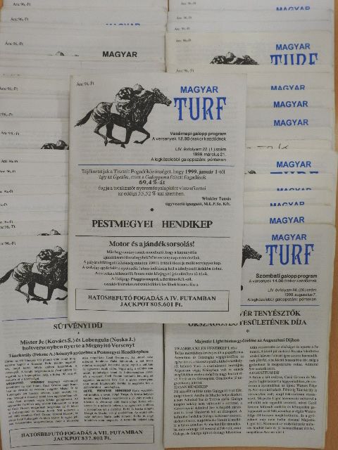 Magyar Turf 1999.  [antikvár]