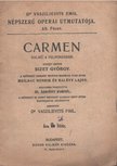 Vaszilevits Emil Dr. - Carmen [antikvár]