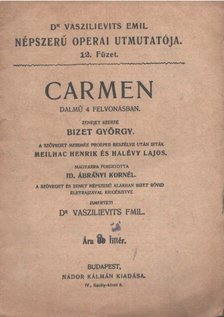 Vaszilevits Emil Dr. - Carmen [antikvár]