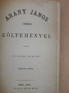 Arany János - Arany János összes költeményei II. [antikvár]