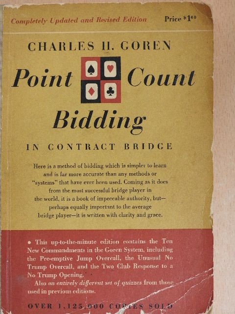 Charles H. Goren - Point Count Bidding [antikvár]