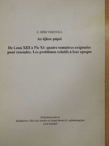 G. Héri Veronika - Az újkor pápái [antikvár]
