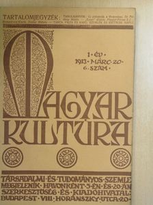 Dr. Bangha Béla S. J. - Magyar Kultúra 1913. március 20. [antikvár]