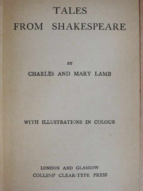 Charles Lamb - Tales from Shakespeare [antikvár]