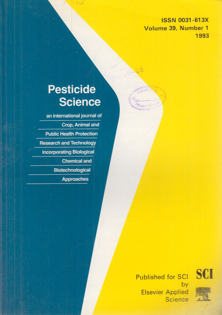 G. T. Brooks, L. G. Copping - Pesticide Science Volume 39, Number 1 1993 [antikvár]