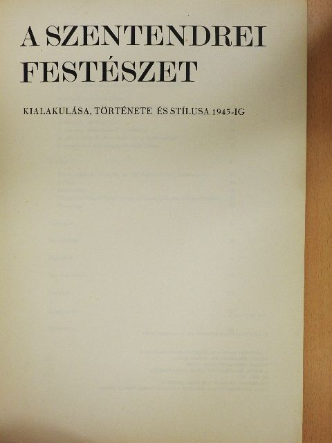 Haulisch Lenke - A szentendrei festészet [antikvár]